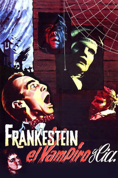 Póster de Frankestein, el vampiro y compañía