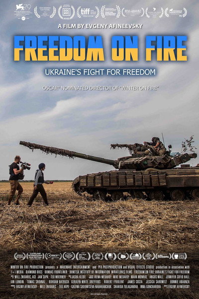 Póster de Freedom on Fire: Ukraine's Fight for Freedom