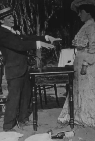 Póster de Fregoli e signora al ristorante