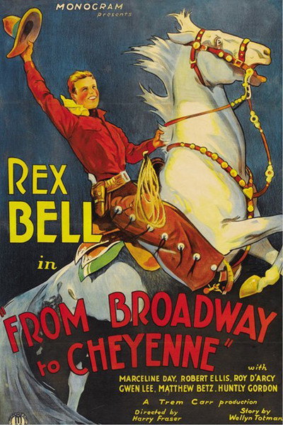 Póster de From Broadway to Cheyenne
