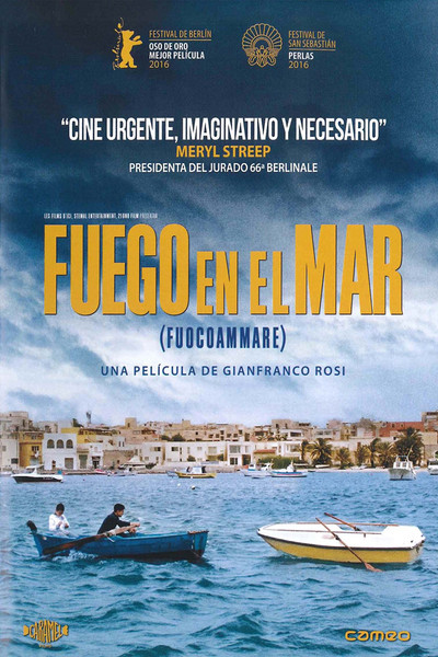 Póster de Fuego en el mar