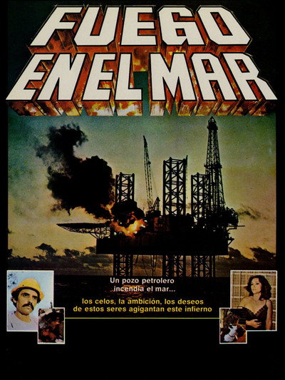Póster de Fuego en el mar