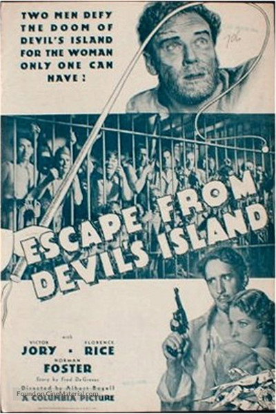 Póster de Fugitivos de la isla del diablo