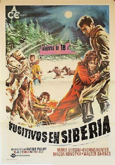 Póster de Fugitivos en Siberia