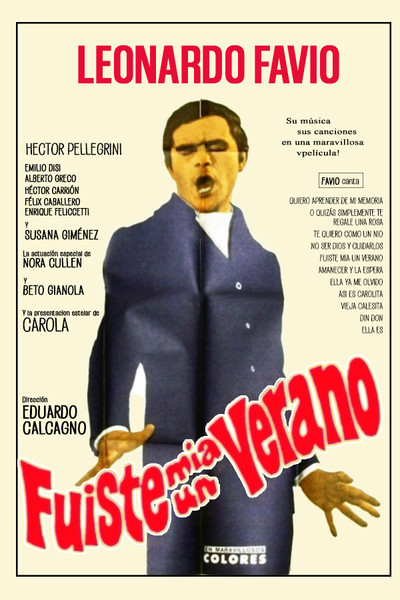 Póster de Fuiste mía un verano