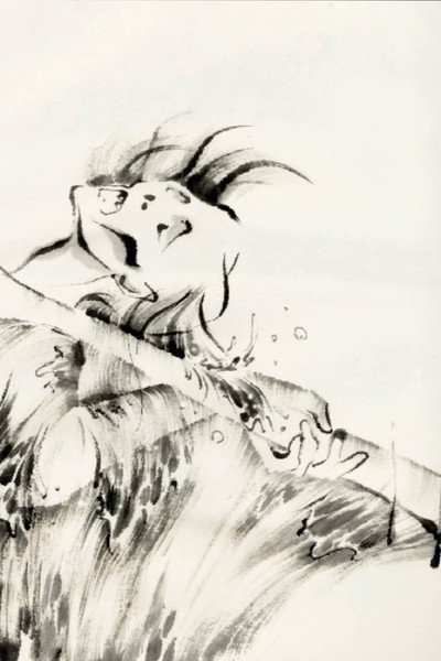 Póster de Gaki biwa houshi