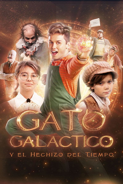 Póster de Gato Galactico e o Feitiço do Tempo