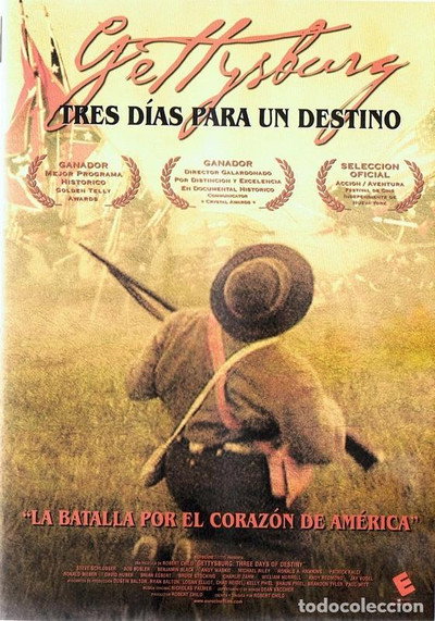 Póster de Gettysburg: Tres días para un destino