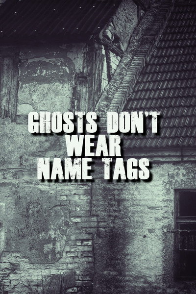 Póster de Ghosts Don't Wear Name Tags