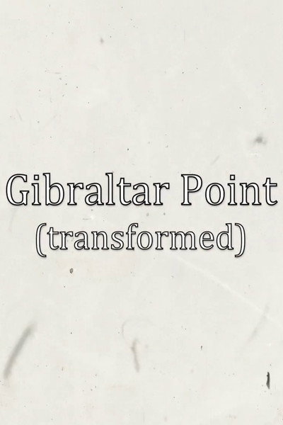 Póster de Gibraltar point (transformed)
