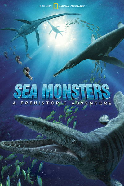 Póster de Gigantes del Océano. Una aventura prehistórica