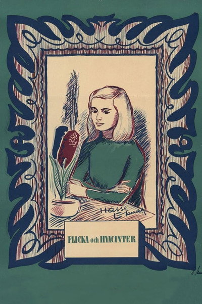 Póster de Girl with Hyacinths