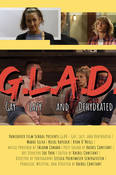 Póster de GLAD - Gay, Lazy, and Dehydrated