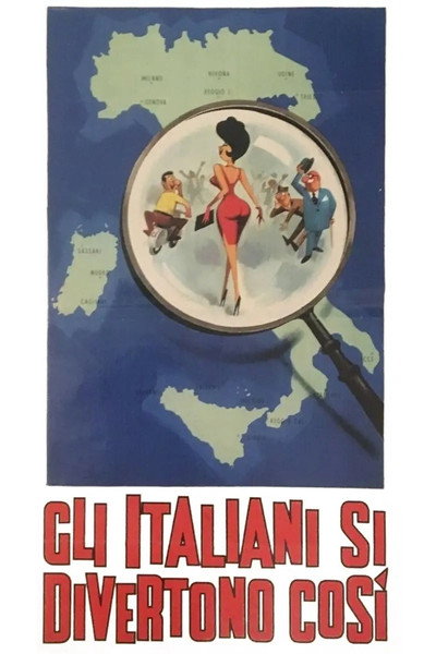 Póster de Gli italiani si divertono così