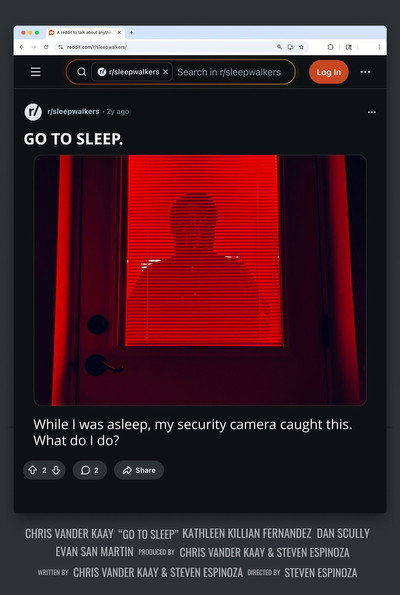 Póster de Go to Sleep