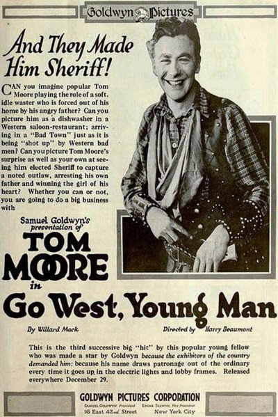 Póster de Go West, Young Man