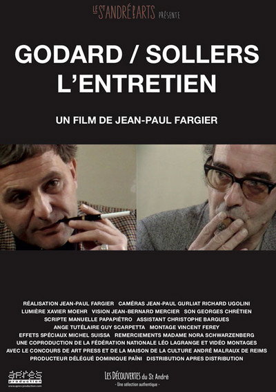 Póster de Godard/Sollers: L'entretien