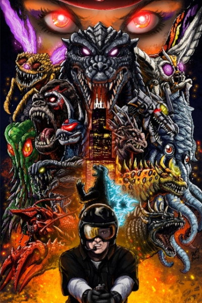 Póster de Godzilla: Battle Royale