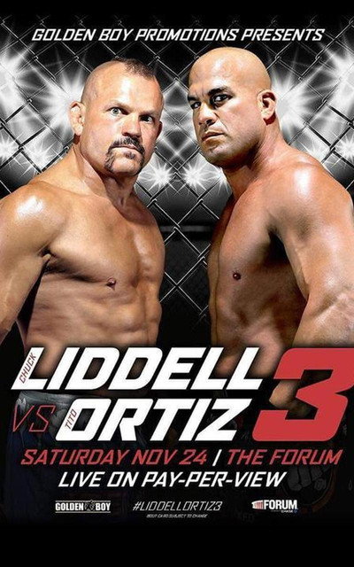 Póster de Golden Boy Promotions: Liddell vs. Ortiz 3