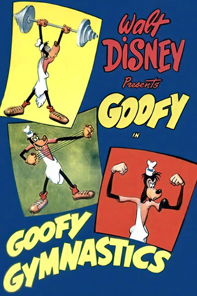 Póster de Goofy gimnasta