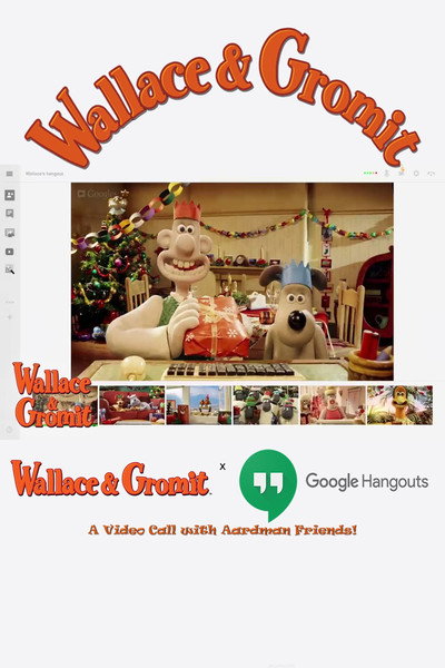 Póster de Google Hangout Wallace & Gromit