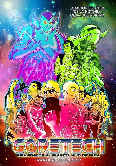 Póster de Goretech: Bienvenidos al planeta hijo de puta