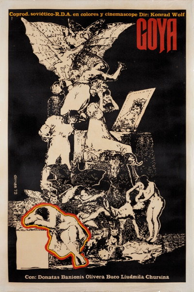 Póster de Goya. El difícil camino del conocimiento