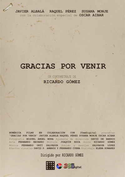 Póster de Gracias por venir