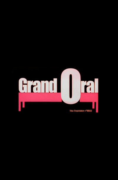 Póster de Grand oral