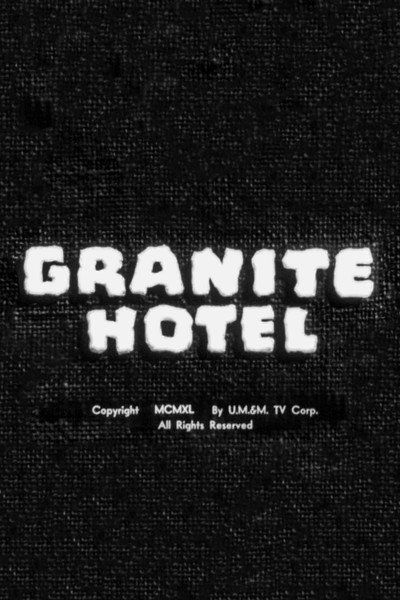 Póster de Granite Hotel