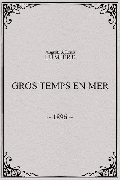 Póster de Gros temps en mer