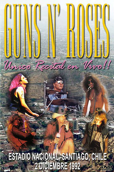 Póster de Guns N' Roses Live in Santiago, Chile 1992