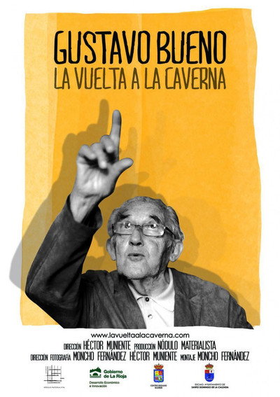 Póster de Gustavo Bueno. La vuelta a la caverna