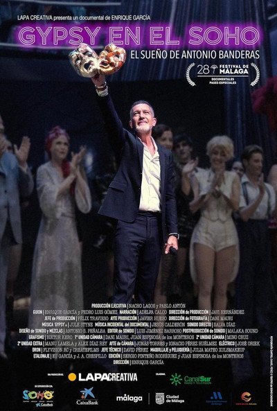 Póster de Gypsy en el Soho. El sueño de Antonio Banderas