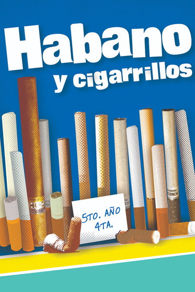 Póster de Habano y cigarrillos