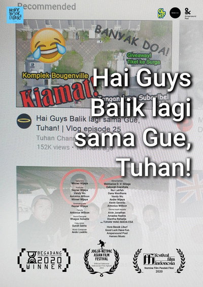 Póster de Hai Guys Balik lagi sama Gue, Tuhan!