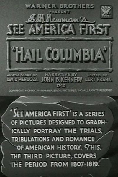 Póster de Hail Columbia