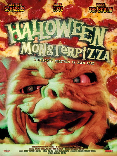 Póster de Halloween Monsterpizza