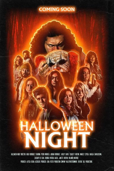 Póster de Halloween Night