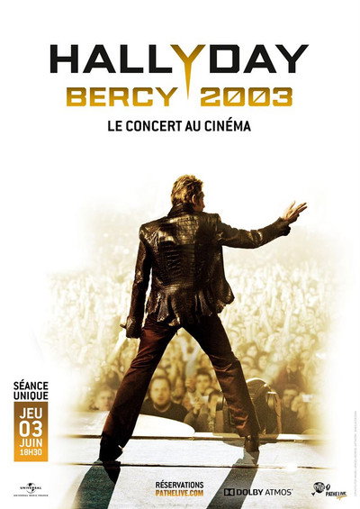 Póster de Hallyday - Bercy 2003
