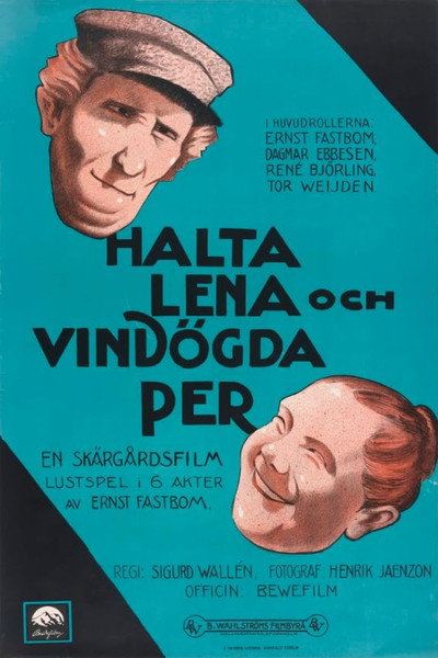 Póster de Halta Lena och Vindögda Per