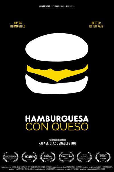 Póster de Hamburguesa con Queso
