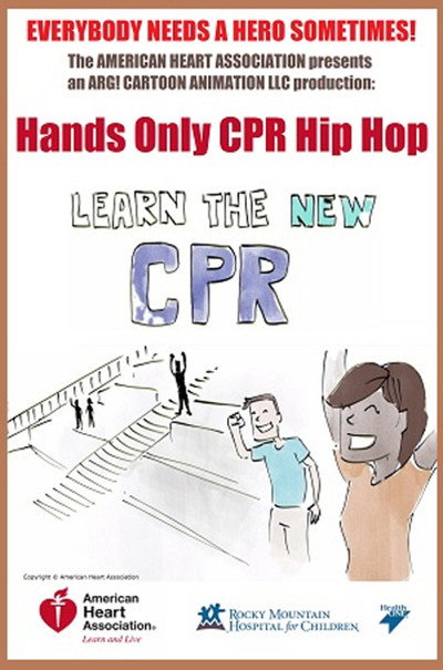 Póster de Hands Only CPR Hip Hop