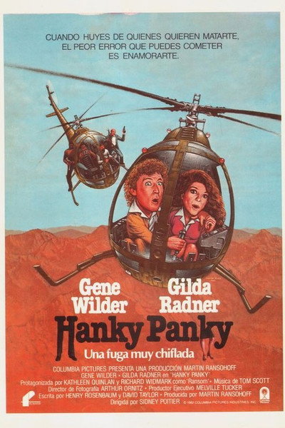 Póster de Hanky Panky, fuga para dos