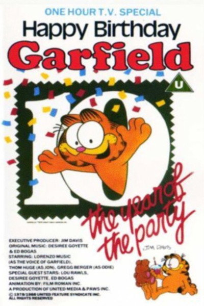 Póster de Happy Birthday, Garfield