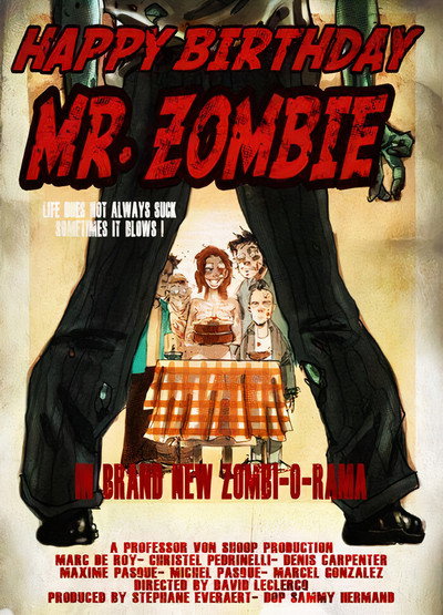 Póster de Happy Birthday Mr. Zombie