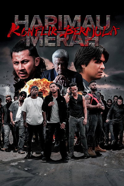 Póster de Harimau Merah: Konflik Bermula