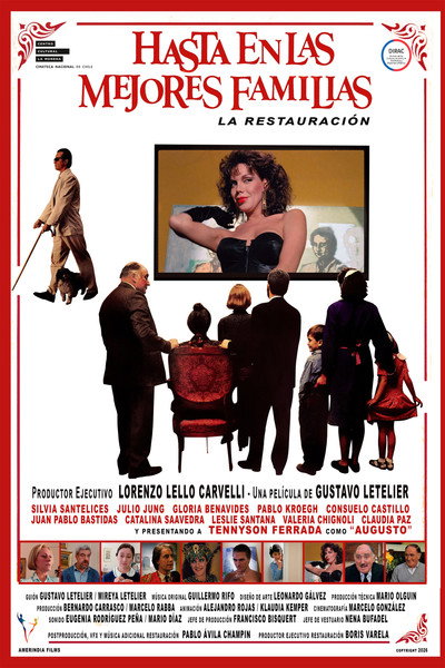 Póster de Hasta en las mejores familias, la restauración