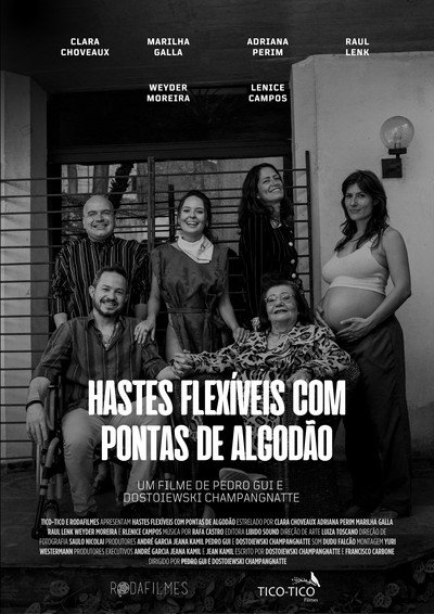 Póster de Hastes Flexíveis com Pontas de Algodão