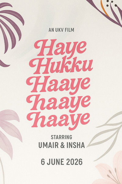 Póster de Haye Hukku Haye Hukku Haaye Haaye Haaye